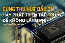 Các địa phương cùng thu hút đầu tư hay phát triển tập trung để không lãng phí?
