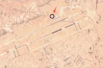 Ảnh vệ tinh của SOAR cho thấy căn cứ không quân Ramon bị trúng 5 quả tên lửa của Iran (Ảnh: Guancha).