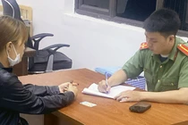 Công an triệu tập, làm việc với người đưa thông tin sai sự thật về Đà Lạt. Ảnh: CACC.