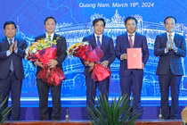 Phó Thủ tướng Chính phủ Trần Lưu Quang trao quyết định phê duyệt Quy hoạch tỉnh Quảng Nam thời kỳ 2021-2030, tầm nhìn đến năm 2050.