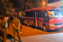 Chiếc xe liên quan vụ việc.