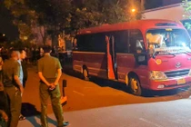 Chiếc xe liên quan vụ việc.