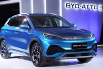 Mẫu xe BYD-ATT03 ra mắt ở thị trường Ấn Độ. Ảnh: BYD/Forbes