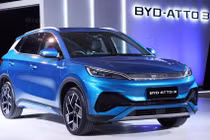 Mẫu xe BYD-ATT03 ra mắt ở thị trường Ấn Độ. Ảnh: BYD/Forbes