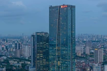 Tòa nhà Lotte ở quận Ba Đình, Hà Nội - nơi xảy ra vụ việc.