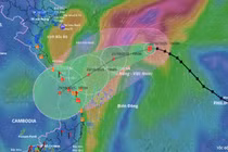 Hoàn lưu bão số 12 kết hợp không khí lạnh, Quảng Trị – Huế – Đà Nẵng có thể mưa trên 900 mm