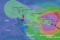 Bão số 11- Matmo giật cấp 15 hướng vào đất liền, miền Bắc mưa to từ tối nay