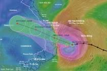 Bão Kalmaegi giật trên cấp 17, gây mưa lớn ở miền Trung và Tây Nguyên