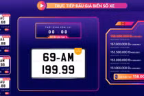 Hàng loạt biển số xe máy được trả giá hơn 100 triệu đồng, cao nhất ở Cà Mau