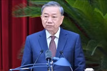 Tổng Bí thư Tô Lâm phát biểu bế mạc Hội nghị. Ảnh VGP/Nhật Bắc.