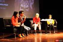 Buổi lễ ra mắt cuốn sách Black Rose có sự tham dự của họa sỹ Dương Thạch Thảo và rapper nổi tiếng Karik