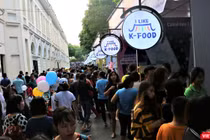 Rất đông người dân thủ đô đã tới tham dự Lễ hội văn hóa và ẩm thực Hàn - Việt 2019