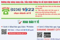 Tổng đài 1022 Đà Nẵng hỗ trợ người dân khai báo y tế và tiếp nhận thông tin phòng chống dịch COVID-19