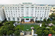 Quang cảnh Lễ hội giao lưu văn hóa Việt – Nhật và Ngày hội việc làm Nhật Bản 2021 tại Đà Nẵng nhìn từ trên cao