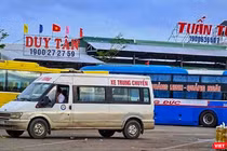 Một góc Bến xe trung tâm Quảng Ngãi