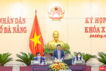 Ông Lương Nguyễn Minh Triết - Chủ tịch HĐND TP Đà Nẵng chủ trì kỳ họp HĐND TP Đà Nẵng