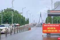 Lưu thông qua cầu Sông Hàn (Đà Nẵng) đã trở lại bình thường (Ảnh Nghĩa Hiếu)