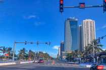 Một góc phố Đà Nẵng trong thời gian áp dụng chỉ thị hạn chế người dân ra ngoài khi không cần thiết