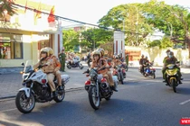 Lực lượng tuần tra kiểm soát Công an TP Đà Nẵng lên đường làm nhiệm vụ giám sát thuân thủ quy định cách ly tuyệt đối của người dân