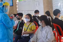 Các thí sinh tham dự kỳ thi tốt nghiệp THPT năm hoạc 2021 trên địa bàn TP Đà Nẵng được lấy mẫu xét nghiệm COVID-19