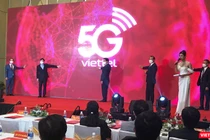Quang cảnh lễ bấm nút triển khai dịch vụ 5G Viettel tại Đà Nẵng