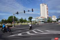 Đường phố Đà Nẵng trong thời gian giãn cách tuyệt đối toàn TP