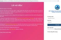 Giao diện ứng dụng khảo sát, lấy ý kiến về chuyển đổi số của Sở TT&TT TP Đà Nẵng