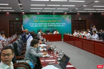 Ông Nguyễn Văn Quảng - Bí thư Thành ủy Đà Nẵng phát biểu tại Hội thảo chuyên gia về Đề án chuyển đổi số TP Đà Nẵng đến năm 2025, định hướng đến năm 2030 vừa diễn ra chiều ngày 22/3.