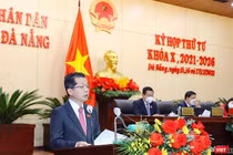 Ông Nguyễn Văn Quảng – Bí thư Thành ủy Đà Nẵng phát biểu chỉ đạo kỳ họp