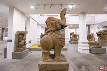 Hiện vật tượng Gajasimha (Voi - Sư tử) đang được lưu giữ tại Bảo tàng Điêu khắc Chăm Đà Nẵng vừa được công nhận là Bảo vật Quốc gia.