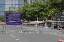 Khu vực dân cư bị phong toả do dịch COVID-19