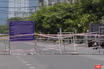 Khu vực dân cư bị phong toả do dịch COVID-19