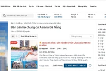 Bất chấp dự án Khu căn hộ Asiana chưa đủ điều kiện, các trang web vẫn rao bán