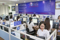 Không gian làm việc của Tổng đài 1022 Đà Nẵng