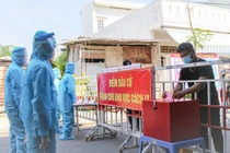 Hoạt động diễn tập công tác bầu cử tại 1 điểm bầu cử ở Đà Nẵng