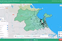 Bản đồ dịch phòng dịch COVID-19 TP Đà Nẵng chuyển trạng thái hoàn toàn xanh