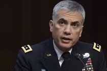 Tướng Mỹ gốc Nhật Paul Nakasone, Tư lệnh Bộ Tư lệnh Không gian mạng, Giám đốc Cục An ninh Quốc gia Mỹ (Ảnh: AP).