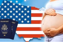 Từ sau khi trở lại Nhà Trắng, ông Trump đã quyết liệt ngăn chặn các bà bầu Trung Quốc tới Mỹ để sinh con. Ảnh: Sohu.