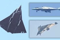 Các góc nhìn khác nhau về chiếc J-36. Ảnh: NetEasy.