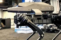 Chó robot mang súng SPUR của Mỹ được giới thiệu tại Triển lãm Lục quân năm nay (Ảnh: TheDrive).