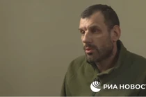 Đại tá Baranyuc, Lữ trưởng Lữ đoàn 36 Thủy quân lục chiến Ukraine bị Nga bắt làm tù binh. (Ảnh: RIA).