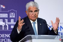 Ngày 2/2, Tổng thống Panama Jose Raul Mulino tuyên bố rút khỏi sáng kiến "“Vành đai, con đường” của Trung Quốc. Ảnh: AFP.