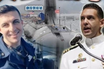 Các chỉ huy tàu USS Connecticut bị Hạm đội 7 cách chức: Hạm trưởng Cameron Aljilani (phải) và Hạm phó Patrick Cashin (Ảnh: Đông Phương).