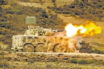 Hệ thống Type 625 tham gia cuộc tập trận bắn đạn thật. Ảnh: Tukungpao.
