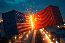 Cuộc chiến thương mại Mỹ-Trung đang ngày càng leo thang với việc hai bên chạy đua tăng thuế đánh vào hàng hóa nhập của nhau. Ảnh: HK01.