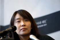 Han Kang, nữ nhà văn Hàn Quốc đoạt giải Nobel Văn học 2024 (Ảnh: Reuters).