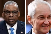 Việc ông Austin chủ động gọi điện cho ông Belousov gây nên những phỏng đoán (Ảnh: Rferl).