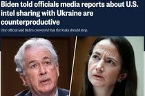 NBC đưa tin về cảnh báo của ông Joe Biden đối với các quan chức tình báo và Quốc phòng trong việc tiết lộ chia sẻ thông tin tình báo cho Ukraine.