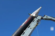 Tên lửa Palestine-2 của Houthi đã sử dụng đến oanh kích Tel Aviv (Ảnh: Sohu).