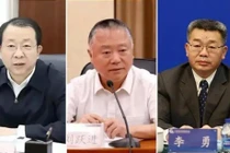 Ba quan chức Trung Quốc cấp thứ trưởng bị khai trừ đảng hôm 11/9 (Ảnh: Zaobao).